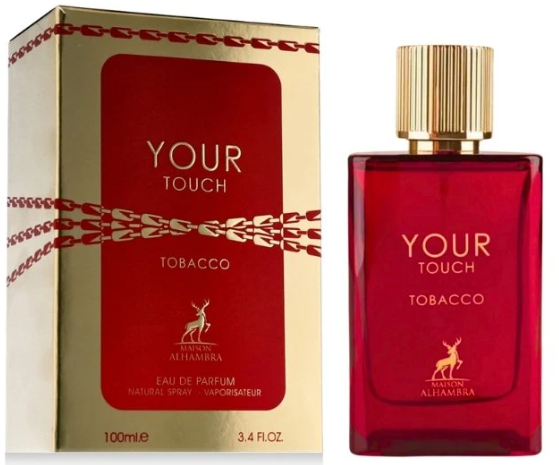 Парфумована вода для чоловіків Alhambra Your Touch Tobacco Eau De Parfum 100 мл, фото 1