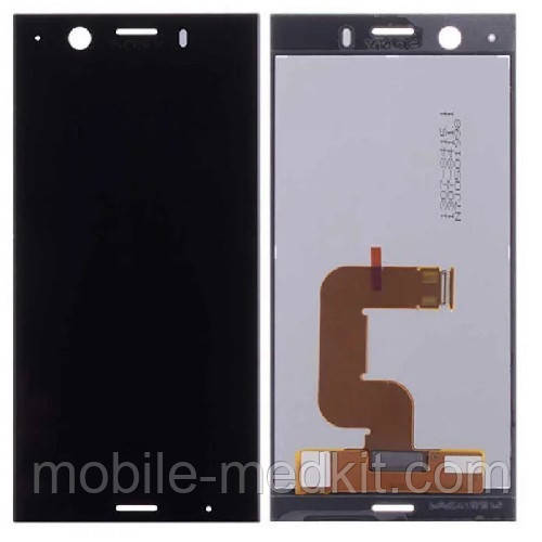 Дисплей Sony G8441 Xperia XZ1 Compact в зборі з сенсором black (оригінал переклей), фото 1