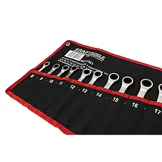 Набір ріжково-накидних ключів Kraft&Dele KD11301 8-19 мм, 12 шт., фото 2