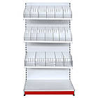 Кондитерський стелаж 1600*950 мм ТИП 11, стелаж приставний торговий, стелаж торговий зі скляними відділами, стелаж для кондитерки, фото 8