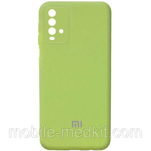 Чохол Xiaomi Poco M3 Silicone case (mint), фото 1
