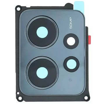 Скло камери Xiaomi Redmi Note 12 4G з рамкою black