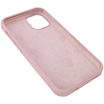 Silicone case for iPhone 14 Pro Max (19) pink sand (закритий низ)