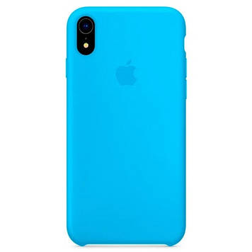 Silicone case for iPhone XR (36) Blue Cobalt (закритий низ)