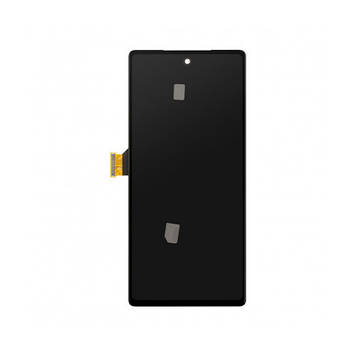 Дисплей Google Pixel 6A в зборі з сенсором та рамкою black (оригінал переклей)