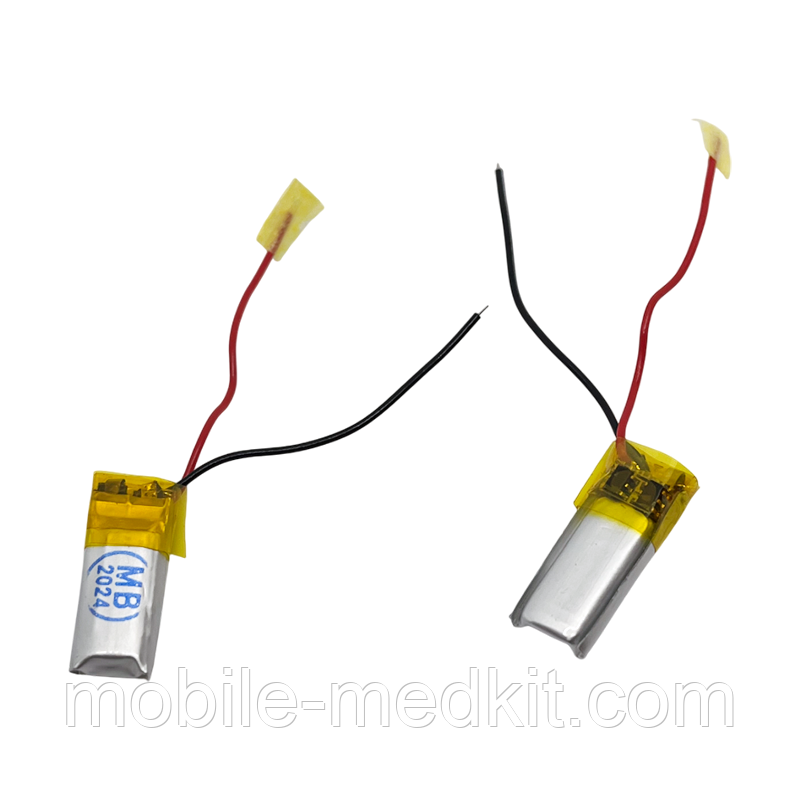 АКБ універсальна 380821P (21*08*3,8 35mAh) для TWS навушників, Bluetooth гарнітур, MP3 плеєрів, фото 1