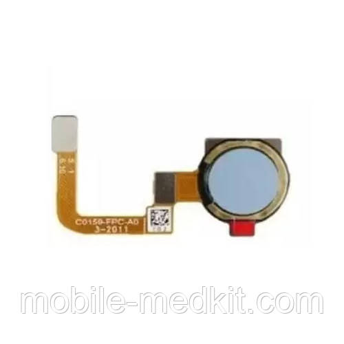 Шлейф Realme C25Y зі сканером відбитку пальця blue (оригінал), фото 1