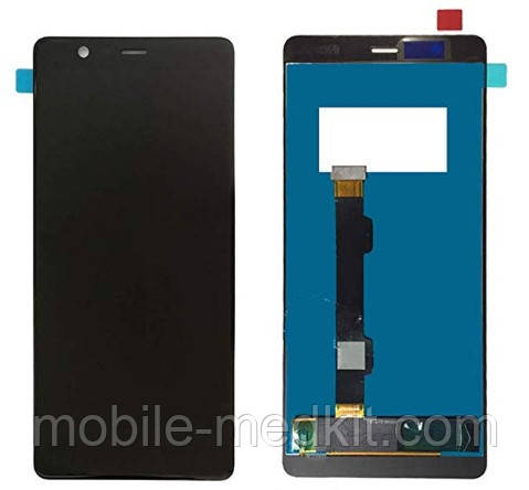 Дисплей Nokia 5.1 Dual Sim в зборі з сенсором black, фото 1