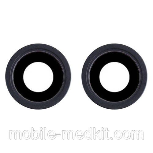 Скло камери iPhone 13/ iPhone 13 mini з рамкою midnight (комплект 2шт), фото 1