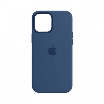 Silicone case for iPhone 12/ 12 Pro (70) Deep Navy (закритий низ)