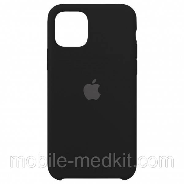 Silicone case for iPhone 11 Pro (18) black, фото 1