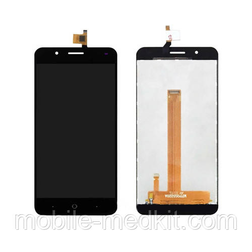 Дисплей Ulefone Tiger в зборі з сенсором black, фото 1