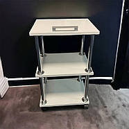 Стартовий косметологічний набір «beauty» білий: кушетка, етажерка, стілець для майстра, масажу, фото 3