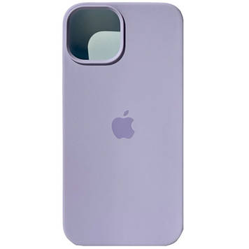Silicone case for iPhone 15 Pro ( 5) lilac (закритий низ)