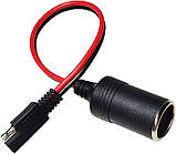 Гніздо прикурювача 12-24v 15А на SAE штекері, фото 4