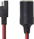 Гніздо прикурювача 12-24v 15А на SAE штекері, фото 5