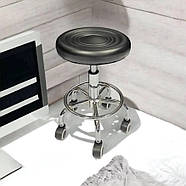 Стартовий косметологічний набір «beauty» чорний: кушетка, етажерка, стілець для майстра, масажу, фото 5