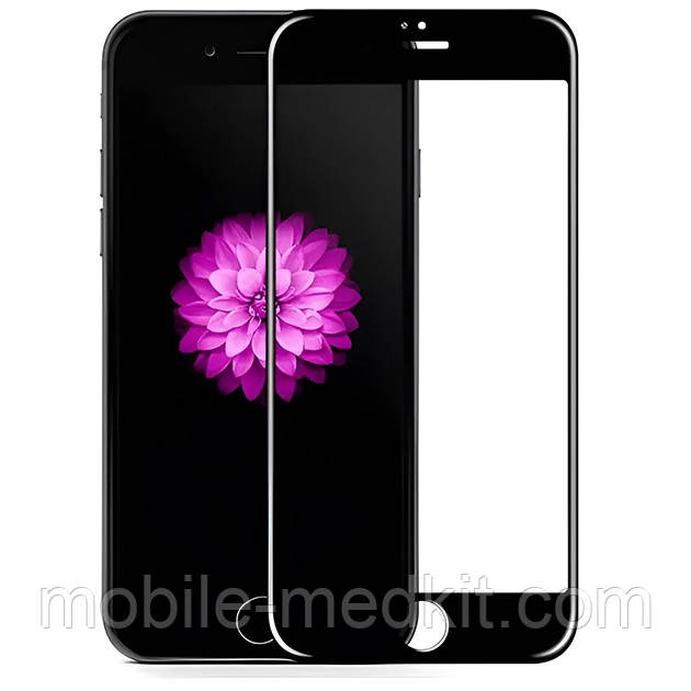 Скло iPhone 7 Plus/ 8 Plus 5.5 (Karerte Anti- static, чорне) без упаковки, фото 1