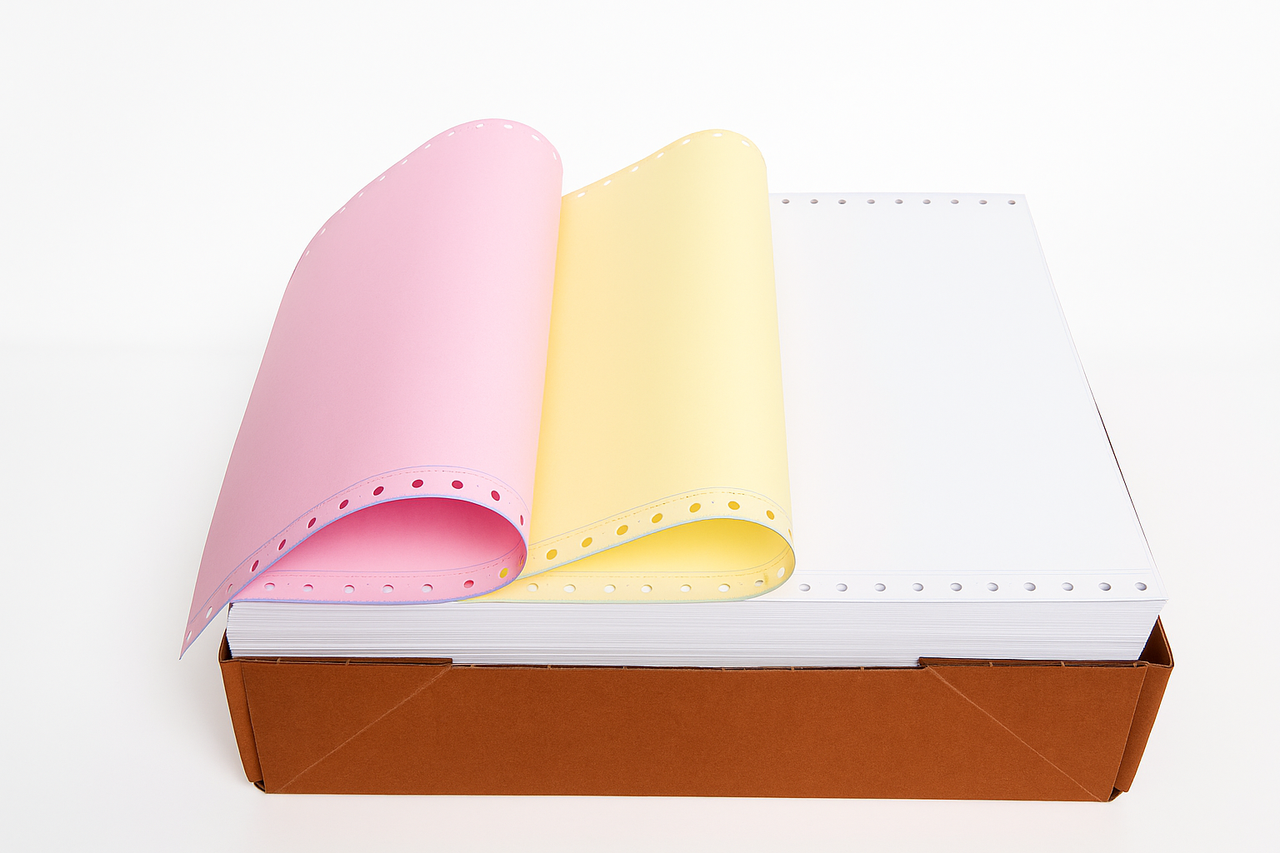 Папір самокопіюючий перфорований багатошаровий СПФ 240 1+2, фото 1