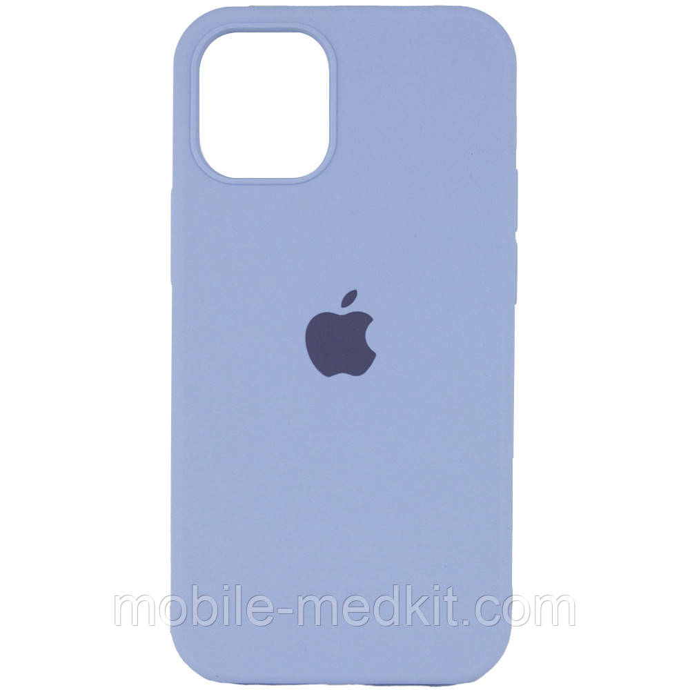 Silicone case for iPhone 14 Pro ( 5) lilac (закритий низ), фото 1