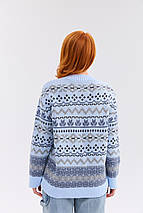 Джемпер "Шафран" (блакитний), фото 4