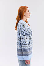 Джемпер "Шафран" (блакитний), фото 3