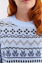 Джемпер "Шафран" (блакитний), фото 5