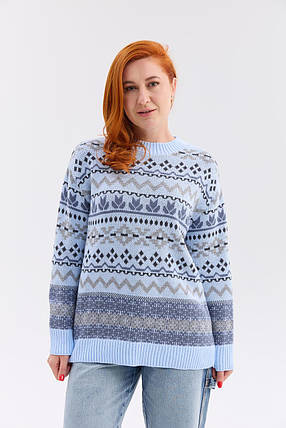 Джемпер "Шафран" (блакитний), фото 1