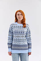 Джемпер "Шафран" (блакитний), фото 2