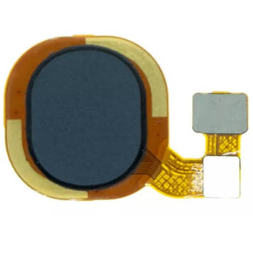 Шлейф Tecno Spark 7 зі сканером відбитку пальця black