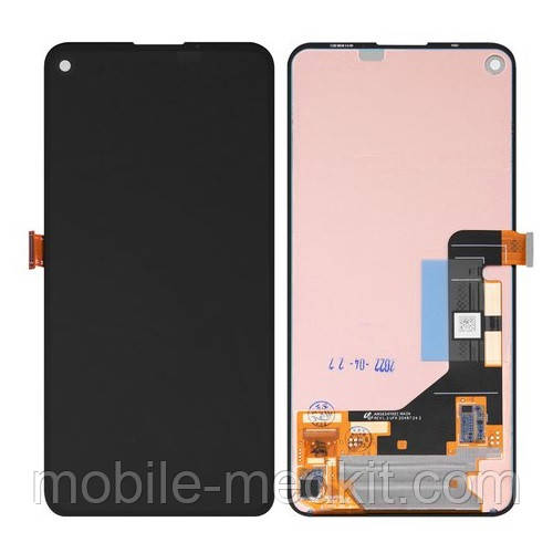 Дисплей Google Pixel 5A 5G (Samsung) в зборі з сенсором black (оригінал переклей), фото 1