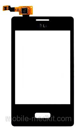 Сенсор LG E400 Optimus L3 black orig, фото 1