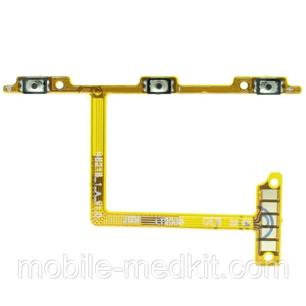 Шлейф Tecno Spark 6 (KE7) кнопки ввімкнення, кнопок звуку, фото 1