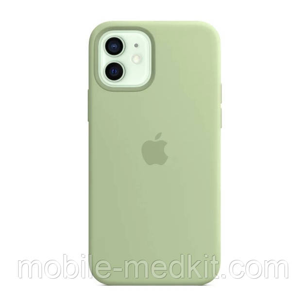 Silicone case for iPhone 11 ( 1) mint (квадратний) square side, фото 1