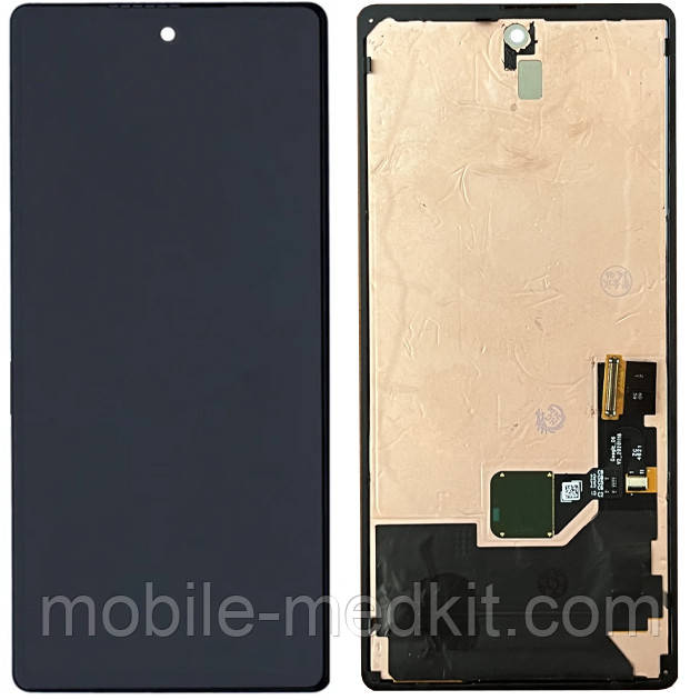 Дисплей Google Pixel 6 в зборі з сенсором та рамкою black (оригінал переклей), фото 1