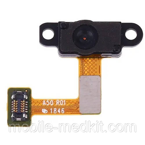 Шлейф Samsung A505 Galaxy A50 2019 зі сканером відбитку пальця (знятий оригінал), фото 1