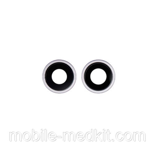 Скло камери iPhone 14 з рамкою purple (комплект 2шт), фото 1