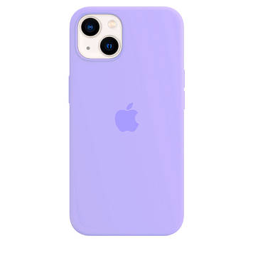 Silicone case for iPhone 14 ( 5) lilac (закритий низ)