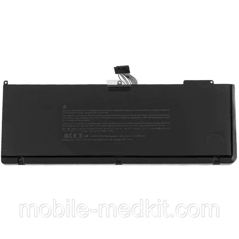 Акумулятор A1331 Apple MacBook Pro A1342/ MC207/ MC233/ MC234/ MC516 (2009 - 2010) оригінал 1:1, фото 1