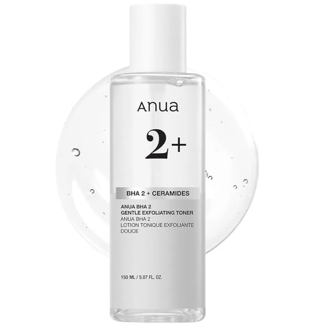 М'який відлущувальний тонер із саліциловою кислотою Anua BHA 2% Gentle Exfoliating Toner