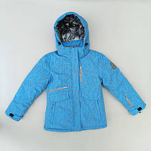 Зимова термокуртка для дівчинки "Еля" 134, 152 підліткова гірськолижна тепла рефлектив reflective 152