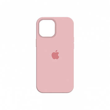 Silicone case for iPhone 12/ 12 Pro ( 6) light pink (закритий низ)