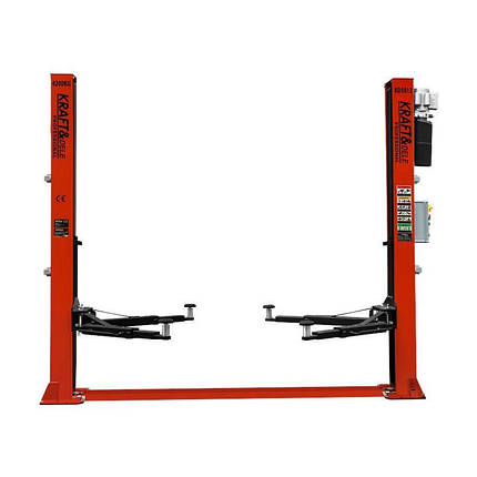 Двостійковий підйомник Kraft&Dele KD-KD5813 230 В 4200 кг гідравлічний автопідйомник, фото 1
