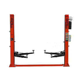 Гідравлічний двостійковий підйомник Kraft&Dele KD-KD5813 4200 кг автомобільний підйомник