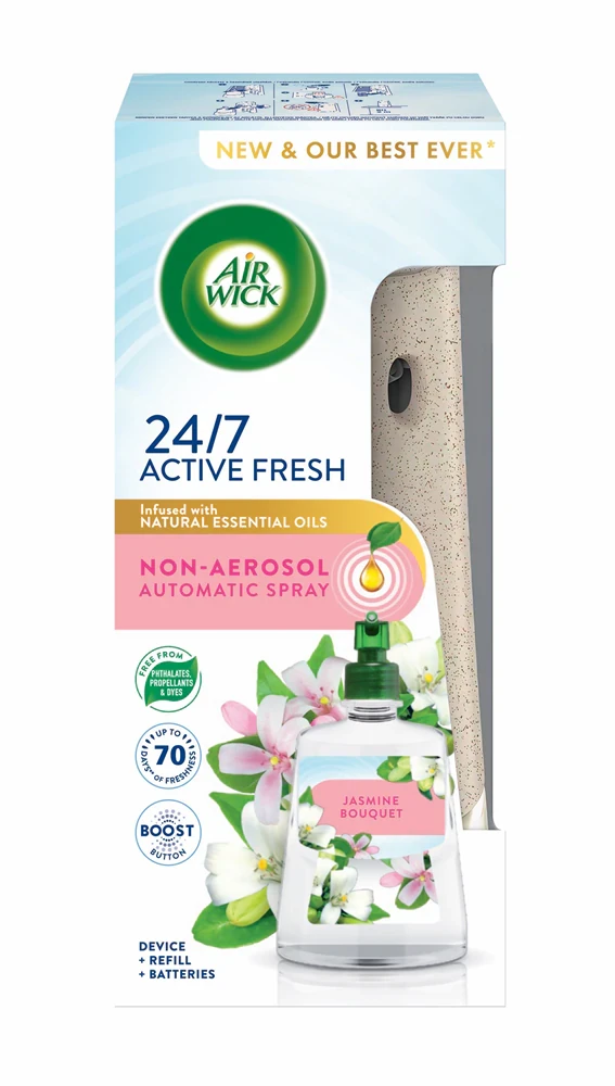 Освіжувач повітря Air Wick Active Fresh Non-Aerosol Automatic Spray Jasmine Bouquet 228 мл