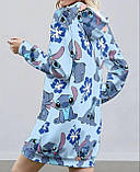 Стильна жіноча сукня-туніка зі Стічем, фото 2