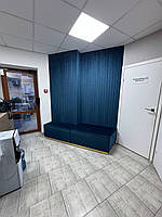 Мʼяка панель та пуфи