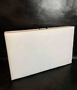 Стартовий набір косметолога "Комфорт" білий: Кушетка косметологічна , Стілець без спинки, Етажерка для майстра, фото 7