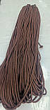Шнур круглий з наповнювачем 6мм шоколад моток 100м, фото 3