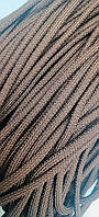Шнур круглий з наповнювачем 6мм шоколад моток 100м
